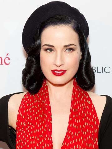 Dita Von Teese hooks up with Theo Hutchcraft 