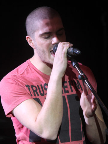 Look away now, Michelle Keegan! Max George snogs gorgeous model in The Wanted's new video