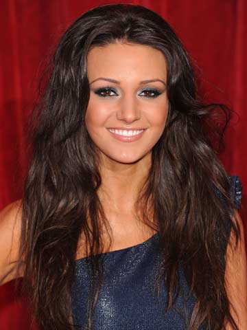 Michelle Keegan wears sexy au naturel hair to The British Soap Awards