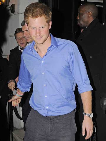 Prince Harry flirts with Dancing On Ice's Ashley Roberts at London club