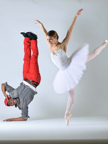 When b-boys meet ballet girls�
