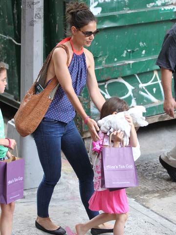 Katie Holmes enjoys another girls' outing with Suri after announcing plans to divorce Tom Cruise