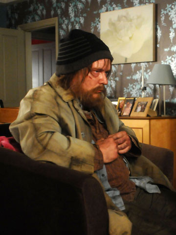 EastEnders tramp Ian Beale found in underpass after suffering breakdown EastEnders tramp Ian Beale found in underpass after suffering breakdown