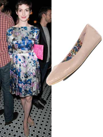 Anne Hathaway Casual Style on Celebrity Sexy Shoes   The Latest Styles   Fashion News   Now Magazine