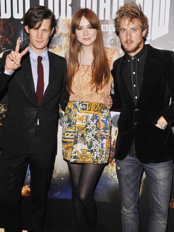 Matt-Smith, Karen Gillan and Arthur Darvill | Dr Who Asylum Of The Daleks preview screening | Pictures | Photos | new | Celebrity News