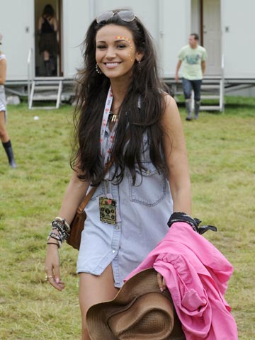 After Max George split, Michelle Keegan denies she's back with ex Brad Howard after they're snapped at V Festival
