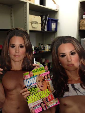 Get your man to go topless for Kate Middleton