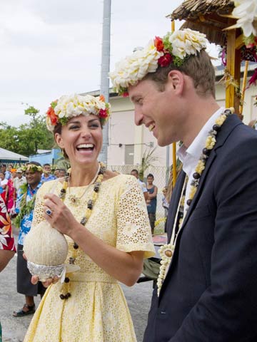 Kate Middleton and Prince William celebrate in South Pacific after topless pictures court battle win - but photos could still be printed again
