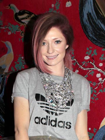 Nicola Roberts gets a granny rinse