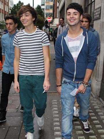 The X Factor's Union J join fellow groups MK1 and GMD3 at Radio 1 in London The X Factor's Union J join fellow groups MK1 and GMD3 at Radio 1 in London