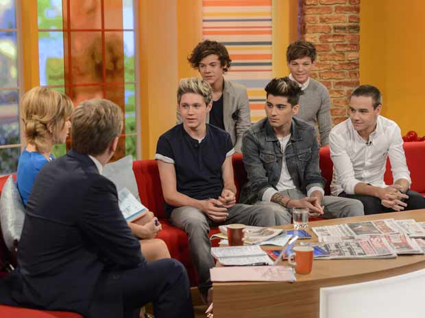 One Direction are grilled on ITV's Daybreak (Click to enlarge) One Direction | Daybreak | Pictures | Photos | New | Celebrity News