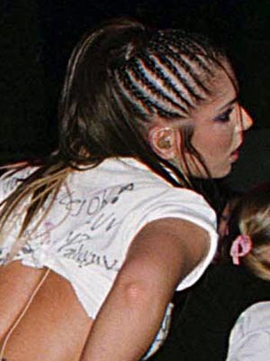 OMG! Cheryl Cole goes back to her Girls Aloud cornrows 