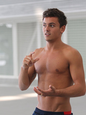 Eddie 'The Eagle' Edwards: Tom Daley doesn't spend much time helping us train for Splash!