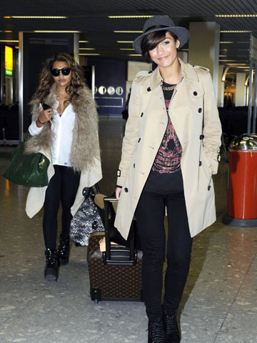 Vanessa White and Frankie Sandford | Heathrow | London | Pictures | Photos | New | Celebrity News