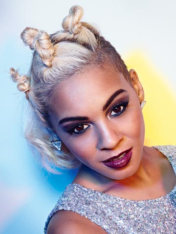 The X Factor's Jade Ellis tries out tight topknots