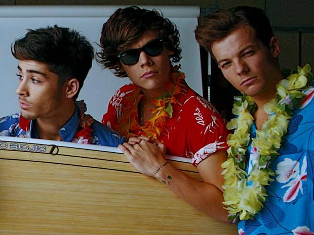 Zayn Malik, Harry Styles and Louis Tomlinson | One Direction | Kiss You | Video | Pictures | Photos | New | Celebrity News