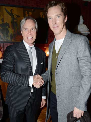 Tommy Hilfiger and Benedict Cumberbatch | London Collections | photos | pictures | new | celebrity news