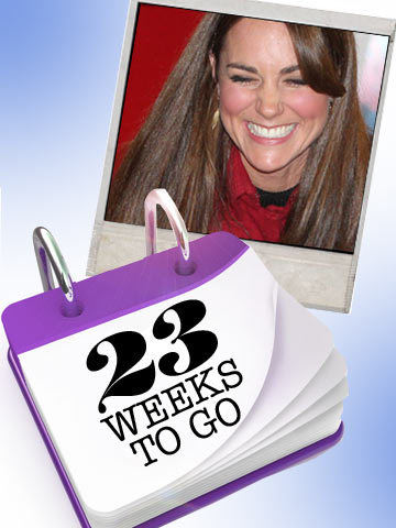 23 weeks to go! It's Kate Middleton and Prince William's Royal Bump Watch countdown
