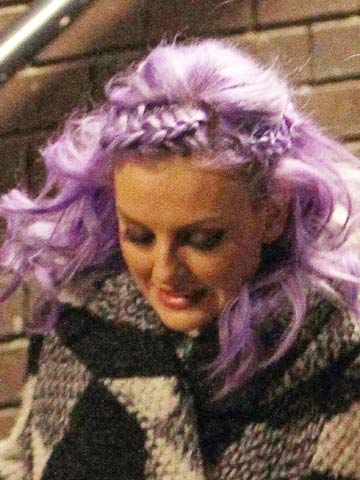 Little Mix star Perrie Edwards' purple hair secrets revealed