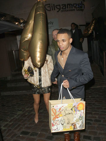 Aston Merrygold and Sarah Richards | Aston's birthday bash | Pictures | Photos | New | Celebrity News