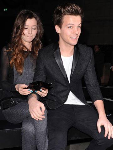 Louis Tomlinson ditches One Direction to take girlfriend Eleanor Calder to Topshop show at London Fashion Week