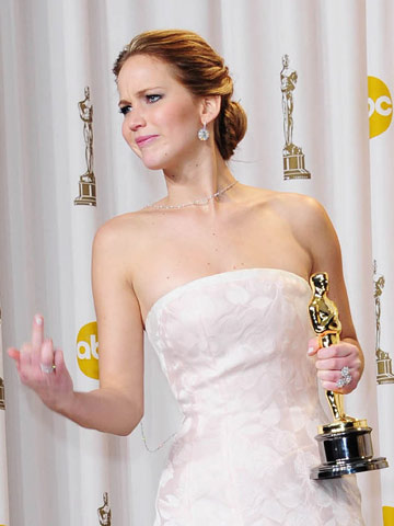 Why I love Jennifer Lawrence even more after she fell over and swore at the Oscars 