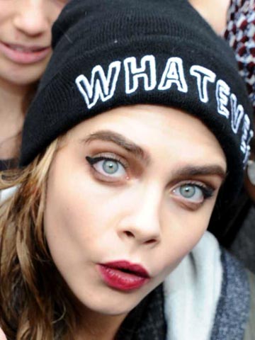 Cara Delevingne has brow power 