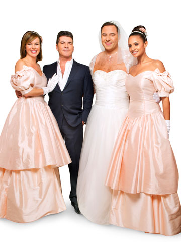 OMG! Simon Cowell to marry David Walliams in funny Red Nose Day wedding 