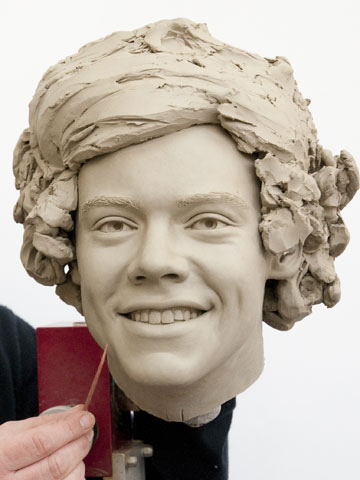 One Direction clay heads revealed as Madame Tussauds waxworks nearly ready
