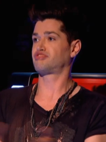 Face off! Are Jessie J and Danny O'Donoghue in a competition to pull the stupidest face on The Voice?