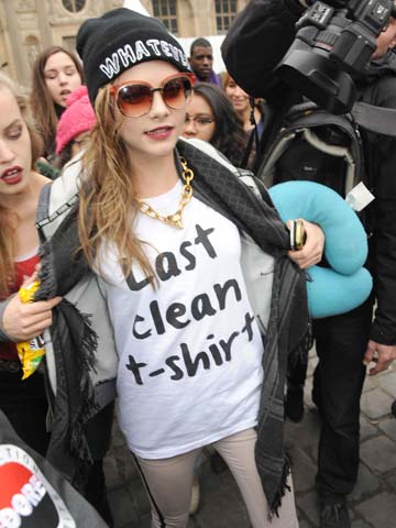 Cara Delevingne's secret bad hair beanie trick