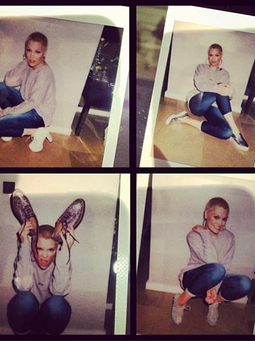 The Voice's Jessie J kicks off her shoes for charity