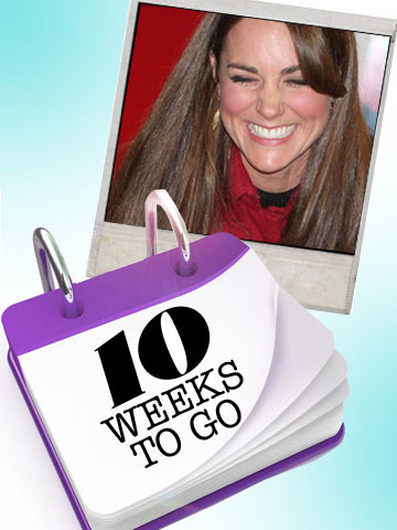 10 weeks to go! It's Kate Middleton and Prince William's Royal Bump Watch countdown