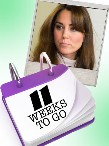 11 weeks to go! It's Kate Middleton and Prince William's Royal Bump Watch countdown