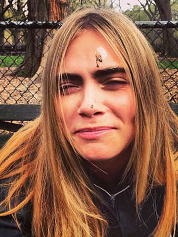 Harry Styles' ex Cara Delevingne gets dirty in poo pictures