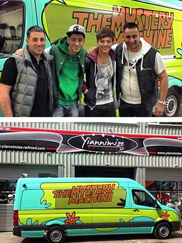 OMG! Will One Direction tour in Louis Tomlinson and Zayn Malik's Scooby Doo Mystery Machine?