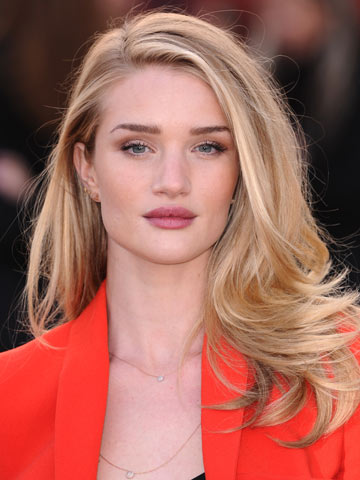 Get the look: Rosie Huntington-Whiteley's glossy locks