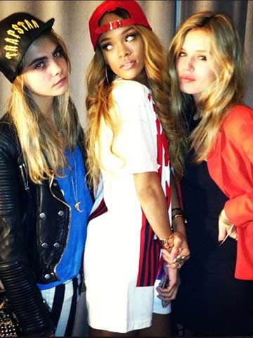 Watch out, Rita Ora! Georgia May Jagger steals Cara Delevingne for Rihanna gig 
