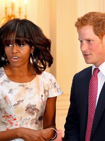 Michelle Obama makes Prince Harry her special guest at White House event for military wives
