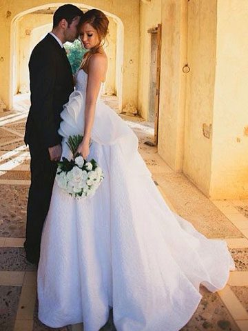 WEDDING JOY! Example shares cute pictures of special day as he marries model Erin McNaught