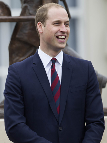 'Hero' Prince William jokes about his and Kate Middleton's future sleepless nights at charity event