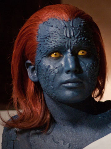 Are you naked, Jennifer Lawrence? Actress returns as Mystique for X Men: Days Of Future Past