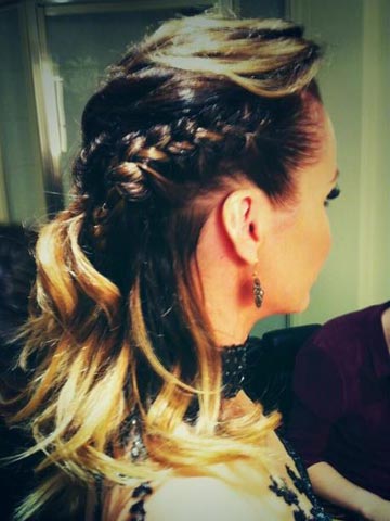 Get Amanda Holden's Britain's Got Talent semi-finals up-do hair