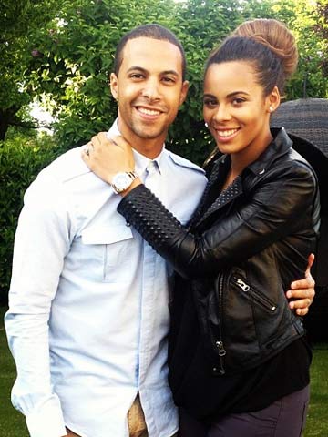 Cute! Marvin Humes takes Rochelle Wiseman on first night out since welcoming baby girl