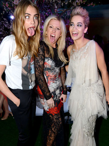 Cara Delevingne and 'wifey' Rita Ora dress up for Glamour Awards in London Cara Delevingne and 'wifey' Rita Ora dress up for Glamour Awards in London