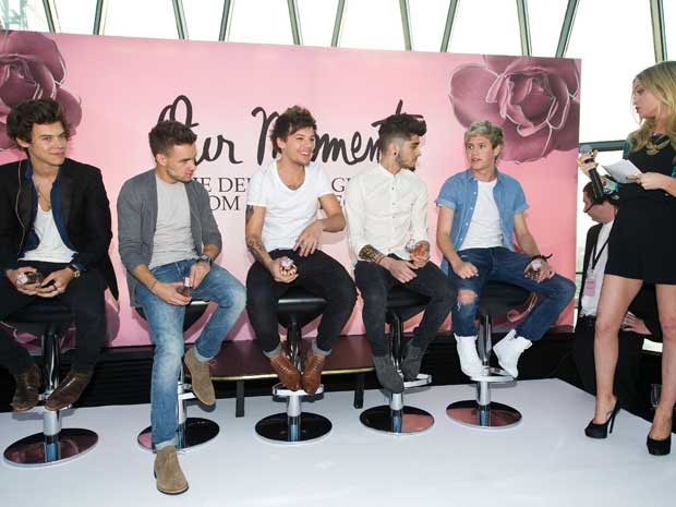 One Direction and Laura Whitmore | Our Moment Perfume Launch | Pictures | Photos | New | Celebrity News