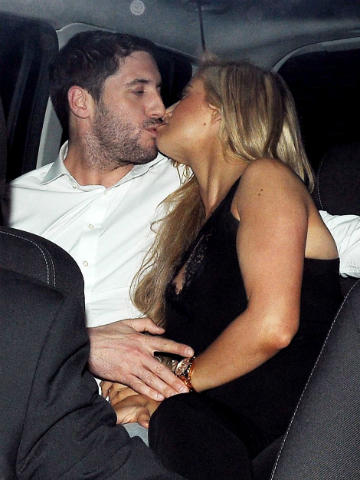 OMG! Chantelle Houghton gets steamy with new man Nick Hogg in the back of a taxi