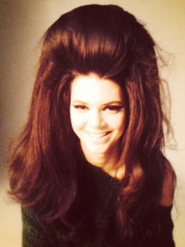 Big hair don't care! Kendall Jenner works HUGE 60s-style bouffant in hot new picture Big hair don't care! Kendall Jenner works HUGE 60s-style bouffant in hot new picture
