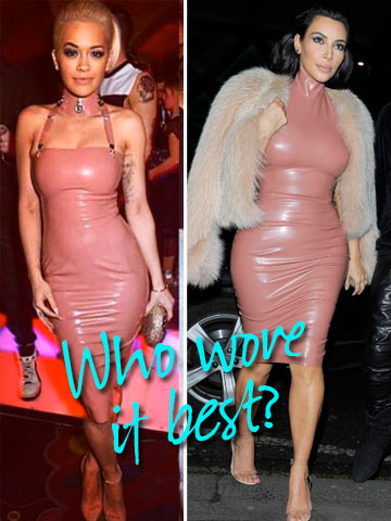 Why Kim Kardashian and Rita Ora's same latex dress dramz is way worse than just 'awkward' Why Kim Kardashian and Rita Ora's same latex dress dramz is way worse than just 'awkward'